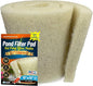 Aquatic Experts Cream COARSE Pond Filter Pad - 2 inch Thick - Bulk Roll Water Garden Filter Pond Media - Made in USA (12 inch by 72 inch)