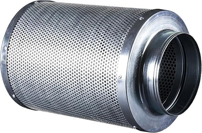 Hydro Crunch 4 inch 100 CFM Booster Fan & 4" x 12" Carbon Filter with 4" x 25ft. Ducting Hydroponic Ventilation Kit