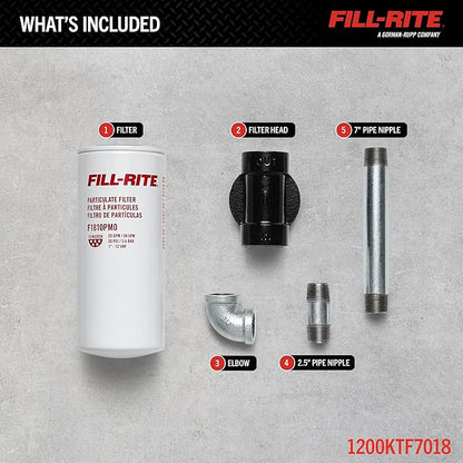 Fill-Rite 1200KTF7018 18 GPM 10 Micron Particulate Filter Kit