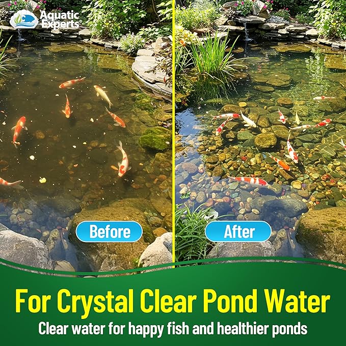 Aquatic Experts Green COARSE Pond Filter Pad - 2 inch Thick - Bulk Roll Water Garden Filter Pond Media - Made in USA, (16" x 56")