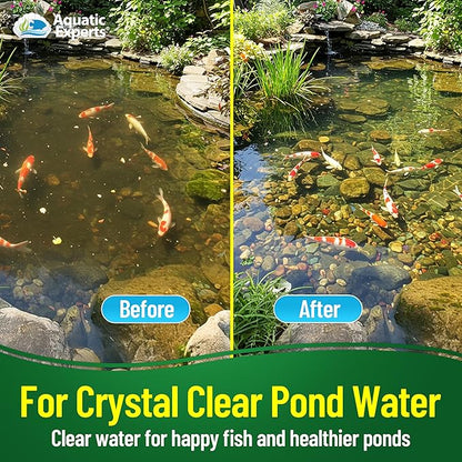 Aquatic Experts Green COARSE Pond Filter Pad - 2 inch Thick - Bulk Roll Water Garden Filter Pond Media - Made in USA, (16" x 56")