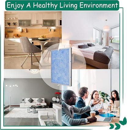 MSA3/MSA3S Filter Replacement, Compatible with Membrane Solutions MSA3 and MSA3S Smart Air Purifier, 【Upgraded】3-in-1 H13 True HEPA Filter, 4 Pack