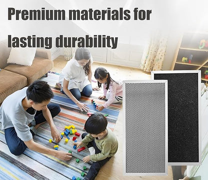 2-Pcs SV02300 Air Exchanger Filter 15-3/8 x 7-1/8 x 5/8 Inches Efficiency Premium Quality Air Filters for Improved Indoor Air Quality Home Ventilation System Replacement Filter