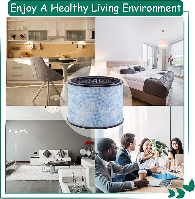 AP200 Filter Replacement, Compatible with Instant® AP200 Air Purifier, H13 Grade True HEPA and Activated Carbon Filters, Compare to F200 Filter,2 Pack