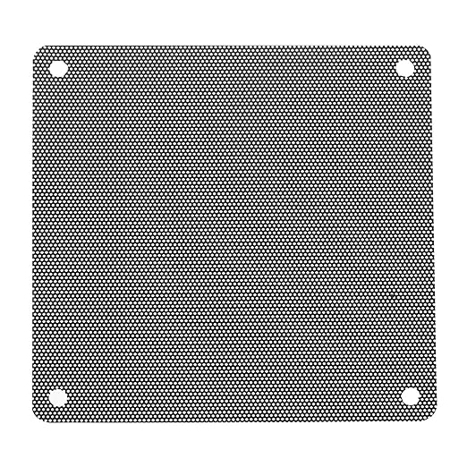 MECCANIXITY 20PCS PC Dust Filter, 120mmx120mm PVC Computer Case Cooler Dustproof Mesh Cover Fan Grills for Computer Chassis Speaker, Black