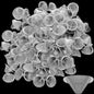 Funrous Stainless Steel Screens 3/4 Inch Conical Design Bowl Screen Filters Metal Filters Screens Filters, Adjustable Size(200 Pcs)