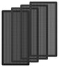 MoKo 140 x 280mm PC Case Magnetic Dust Mesh Filter, 0.5mm PVC Mesh Hole Computer Cooler Fan, Magnetic Frame Dustproof Cover Grill for Computer PC Case - 4PCS