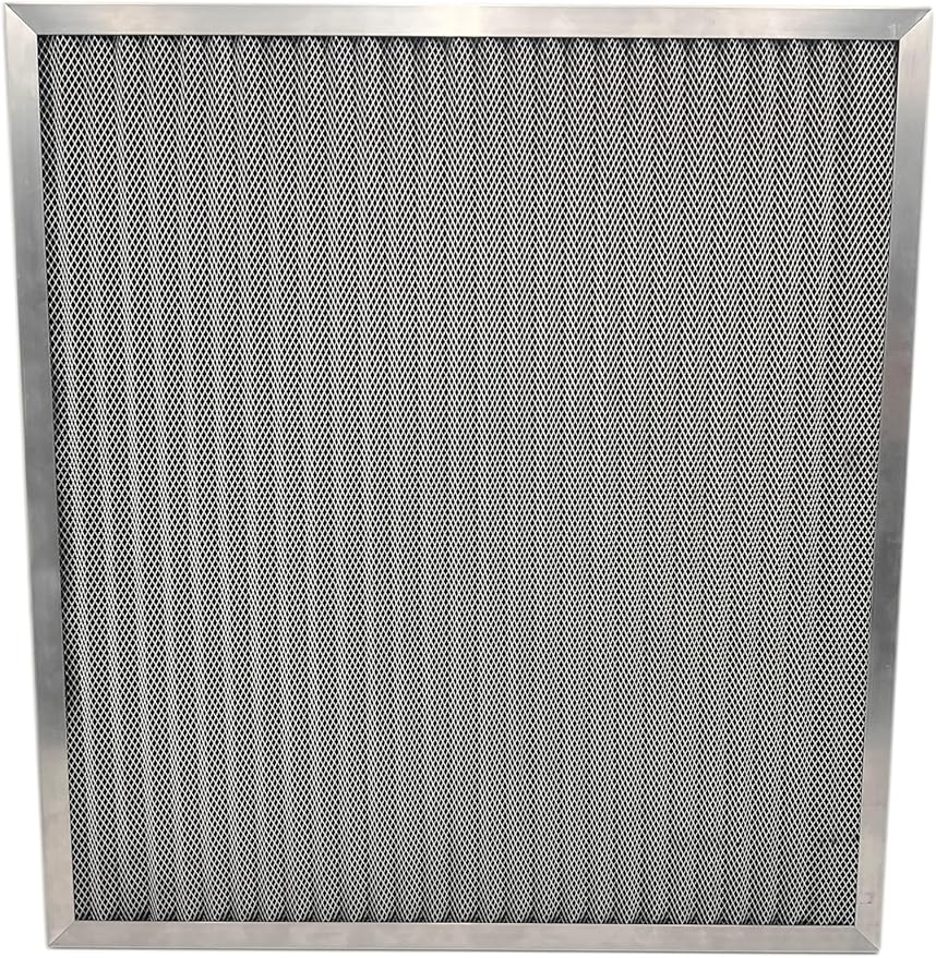 10x10x1 Electro-static Air Filter (1-Ct) AC Furnace Filter, Reusable & Washable 4-Stage Electrostatic Filter for Residential and Commerical HVAC (Actual Size: 9.75 x 9.75 x 0.75 Inches)