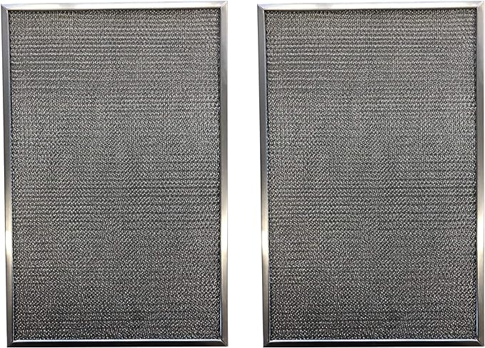 Replacement Aluminum Pre/Post Filter- 10-1/2 X 20-1/4 X 1/4 - Compatible with Emerson/White-Rodgers/Electro-Air Models ELECTRO-AIR SST AND UST SST1600, SST-16, 16C26S-, 16C27S, 16C28S - (2-Pack)