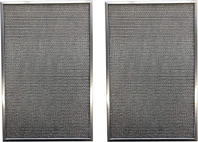 Filter Everything Replacement Aluminum Pre/Post Filter Compatible with Trion 123324-007, HE1400, MAX5-1400, IAQ1400, AirBear – 10-1/2” x 20” x 5/16” – 2-Pack