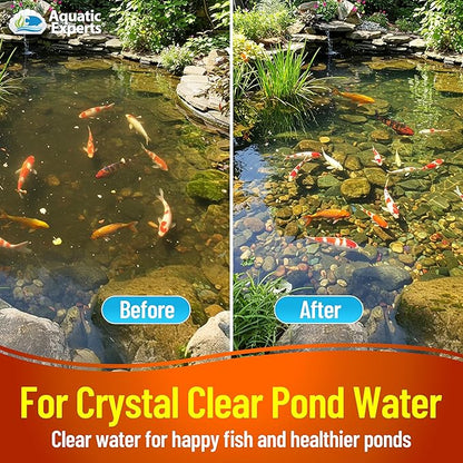 Aquatic Experts Cream COARSE Pond Filter Pad - 2 inch Thick - Bulk Roll Water Garden Filter Pond Media - Made in USA, (12" x 36")