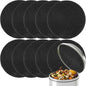 10PCS Compost Bin Charcoal Filters- 6.7inch Activated Carbon Filters，Round Charcoal Replacements for Kitchen Compost Bin Pail Replacement,Countertop Home Bucket Refill