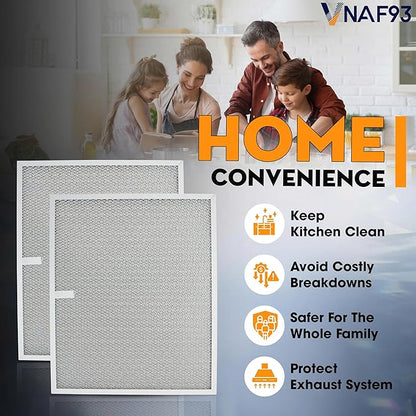 Upgraded 2 Pack BPS1FA30 Grease Filters 12"x14" Compatible with Broan Allure Range Hoods, Replaces 99010299 Vent Filters