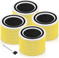 Funmit Core 200S Pet Care Replacement Filter for LEVOIT Core 200S Smart WiFi Air Purifier, 3-in-1 H13 True HEPA Filter Replacement and High-Efficiency Activated Carbon, Part # Core 200S-RF, 4 Pack