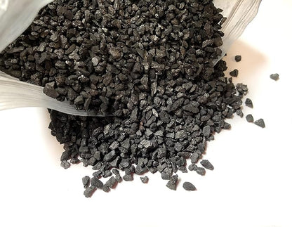 Wave Point 20 lbs Grade A, Activated Carbon for Aquarium Fish Filter Media Pond Reef Canister Filter, BULK - with 4 FREE Media Bags (Granulated) - Good for eliminating cat litter smell, Air Filter, AC