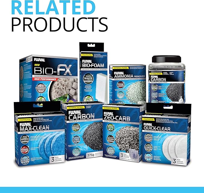 Fluval FX4/FX5/FX6 Bio-Foam, Replacement Aquarium Filter Media, 2-Pack, A239