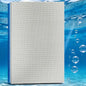 8-Layer Aquarium Filter Media Sponge Pad, Trim-to-Fit Foam Filter Floss for Fish Tank Filter (15.7"x11.8"x0.78")