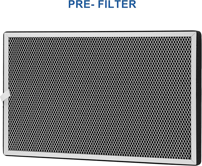 Replacement 3-Stage Filter Set for WEIWORLD 8/10 Inch Purification Box, Includes Pre-Filter, H11 HEPA, and Activated Carbon Filter