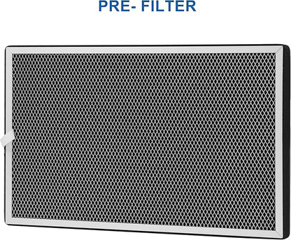 Replacement 3-Stage Filter Set for WEIWORLD 8/10 Inch Purification Box, Includes Pre-Filter, H11 HEPA, and Activated Carbon Filter