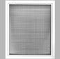 HVAC Premium 20" x 24" Cube Core Eggcrate Return Air Filter Grille for 1" Filter - Aluminum - White [Outer Dimensions: 22.5" x 26.5"]