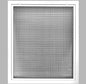 HVAC Premium 20" x 30" Cube Core Eggcrate Return Air Filter Grille for 1" Filter - Aluminum - White [Outer Dimensions: 22.5" x 32.5]