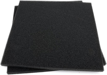Aquarium Filter Bio Sponge Pad, Foam Sponges Filter Media, Cut fit it Filter Accessories for Fish Tanks and Ponds (18"x18"x0.8" (50PPI) 2 PACK)