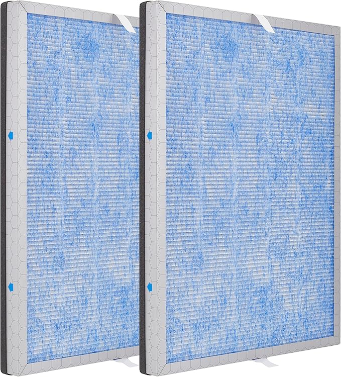 Hichoryer【Upgraded】MSA3 Replacement Filter,Compatible with MSA3 & MSA3S Air Purifier, 3-in-1 H13 True HEPA Filter with Odaller Pure Technology, 2 Pack