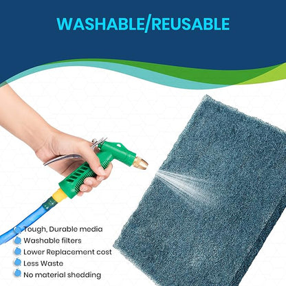 Polyester Washable Fiber Furnace Door Filter for Mobile, Manufactured and Modular Homes (16 x 26)