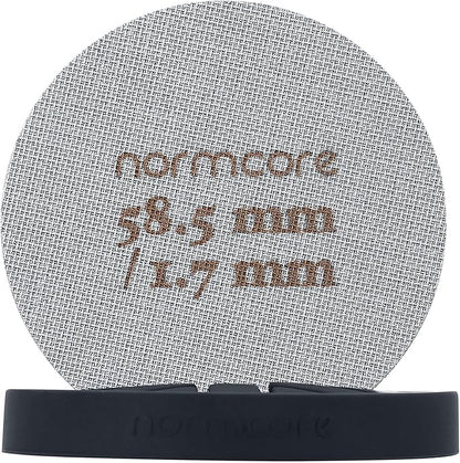 Normcore Puck Screen Stand - Silicone Puck Screen Holder - Compatible with 58.5mm 53.3mm 51mm Reusable Coffee Filters and Espresso Machine Portafilter Basket - Black