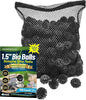 Aquatic Experts 1.5" Large Bio Balls for Ponds – Biological Filter Media for Waterfalls & Outdoor Pond Filters, Treats Up to 330 Gallons (100 Count + 10" x 12" Mesh Bag)