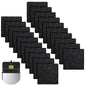 20 Packs 3.15x3.15x0.32 Inch Odor Absorbing Filter Refills for EKO Trash Cans, Activated Charcoal Deodorizer Compatible with EKO Step & Touchless Garbage Cans with Built-in Filter Compartment