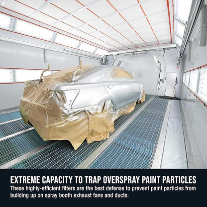 Master Airbrush Elite Paint Spray Booth Exhaust Filter Roll 40.5" x 300' - 18 Gram Heavy-Duty Fiberglass Paint Arrestor for Filtering Overspray Particles in Auto Body Shops & Refinish Booths