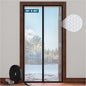 Magnetic Thermal Insulated Door Curtain - Fit Door Size 36x80 Inch Waterproof Bubble Wrap Door Cover Light Filtering Screen Door, Keep Warm in Winter Cool in Summer, Kid & Pet Friendly