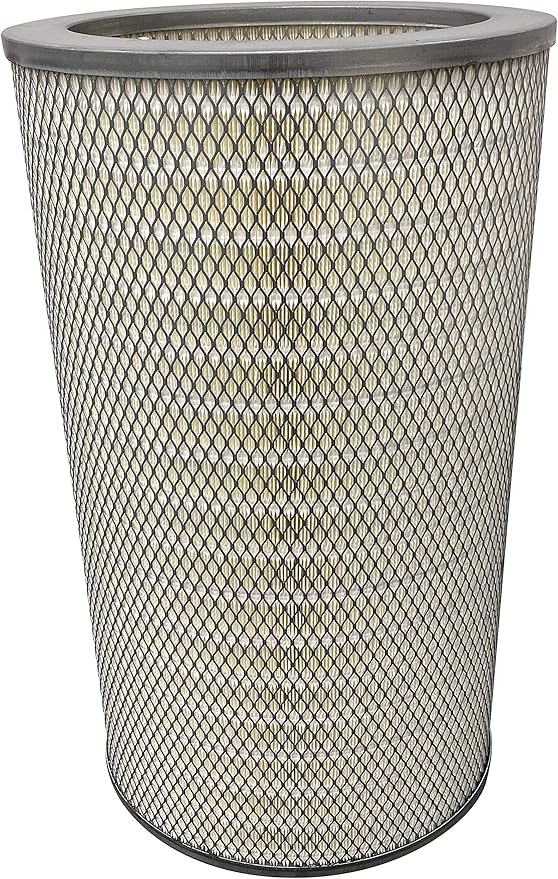 Braden Filtration Dust Collector Filter - Height: 26" OD: 13.84" ID: 9.479" / Nanofiber FR Open-Open Pans - MADE IN USA