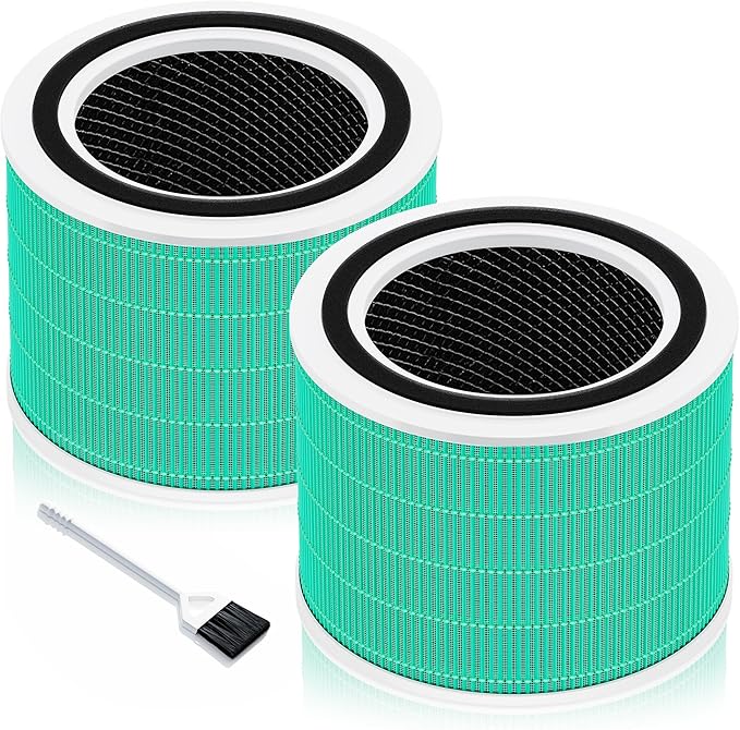 Core 200S Toxin Absorber Replacement Filter for LEVOIT Core 200S Smart WiFi Air Purifier, Funmit 3-in-1 H13 True HEPA Filter Replacement and High-Efficiency Activated Carbon, Part#Core 200S-RF, 2 Pack