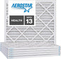 Aerostar 12x12x1 MERV 13, Pleated Air Filter, 12x12x1, Box of 4, Made in the USA