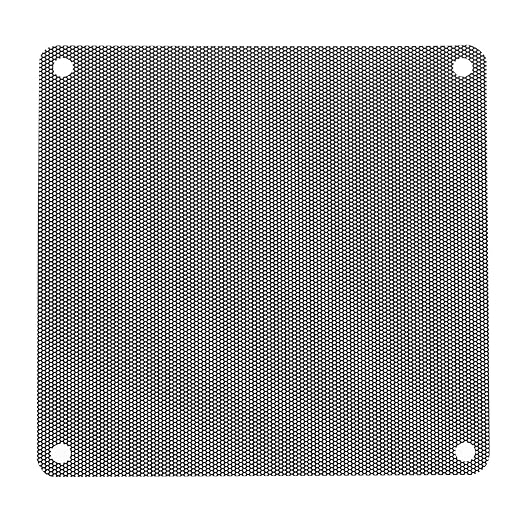MECCANIXITY 10PCS PC Dust Filter, 140mmx140mm PVC Computer Case Cooler Dustproof Mesh Cover Fan Grills for Computer Chassis Speaker, Black