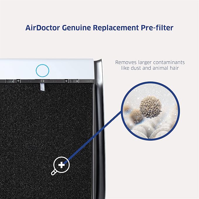 AIRDOCTOR AD3000 / AD3500 FITS Both Models Genuine Replacement Carbon Gas Trap VOC Filters with Pre-Filter 3500 | Made