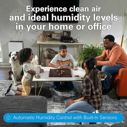 Daikin MCKB70YSAU Room Air Purifier for Home, HEPA, Activated Carbon, Pre-Filter and UVC LED Light, Zero Ozone Product, CARB Certified, 12.5 x 12.5 x 30 in