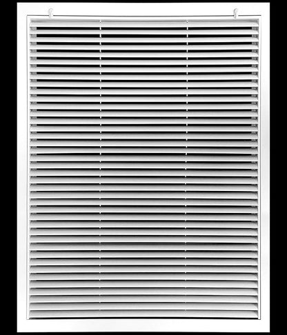 20" X 40" Aluminum Return Filter Grille - Easy Airflow - Linear Bar Grilles [Outer Dimensions: 22.5w X 42.5h]