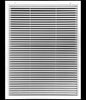 20" X 40" Aluminum Return Filter Grille - Easy Airflow - Linear Bar Grilles [Outer Dimensions: 22.5w X 42.5h]