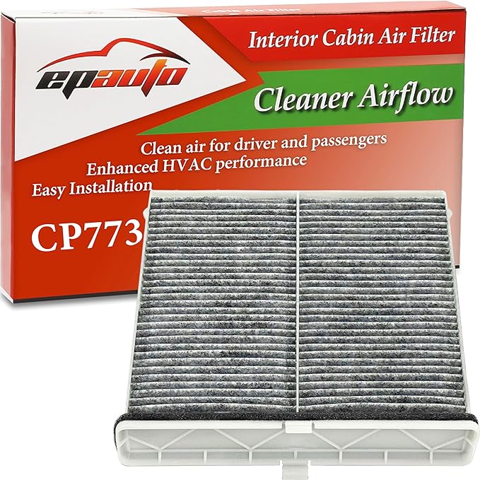 EPAuto CP773 (CF12773) Cabin Air Filter includes Activated Carbon, Replacement for Mazda 3 (2019-2026), Mazda 3 Sport (2019-2025), CX-30 (2020-2025), CX-50 (2023-2025)