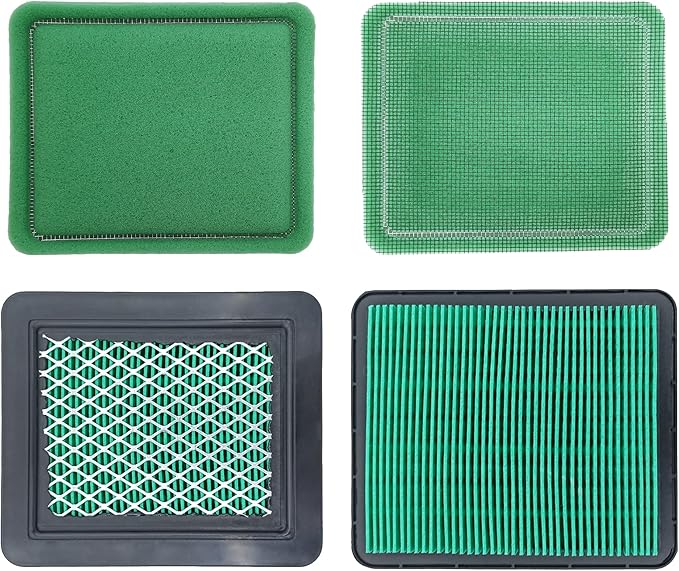 GCV160 Air Filter for Honda 17211-ZL8-023 fit GCV190 GCV160A GCV160LA GCV135 GC135 GC160 GC190 GCV190LA Engine HRB216 HRB217 Lawnmower EN2000 Generator F220 Tiller WN20 Pump, with Pre Filter, 2 Pack