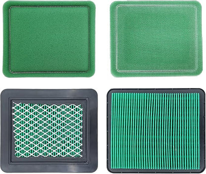 GCV160 Air Filter for Honda 17211-ZL8-023 fit GCV190 GCV160A GCV160LA GCV135 GC135 GC160 GC190 GCV190LA Engine HRB216 HRB217 Lawnmower EN2000 Generator F220 Tiller WN20 Pump, with Pre Filter, 2 Pack