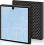 AP303 AP304 Replacement Filters, Compatible with DAYETTE ＆ FRESHDEW Air Purifier AP303/AP304, H14 HEPA Filter with Activated Carbon, 2 Pack (Wildfire Filter)