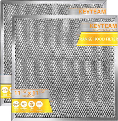 S99010467 Stove Hood Vent Filter 11.5" x 11.5" Fit for Broan Range Hood Filter BXT1 & Nutone AR1 series 99010467 Range Hood Grease Filters 1 Pack