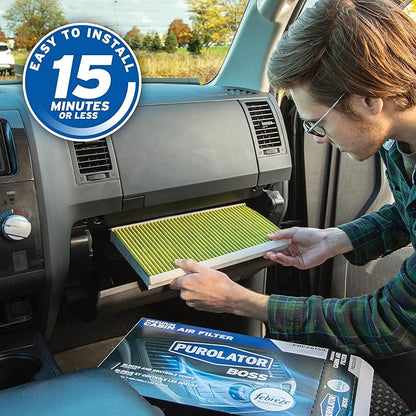 Purolator PBC25764 PurolatorBOSS Automotive Cabin Air Filter with Febreze & Activated Carbon, Car & Truck Passenger Compartment OEM Filter Replacement for Nissan Frontier, Pathfinder | (Pack of 3)