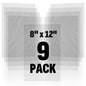 9 Pack 304 Stainless Steel Mesh Screen, 8'' x 12'' 20 Mesh Wire Screen Mesh, Rust Free Woven Wire Mesh, Metal Mesh Screen for Air Vents, Window Screen, Filters, Garden Covers