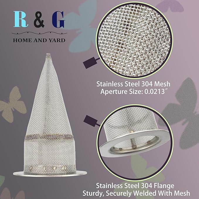 4 PCS-Cone-Type Stainless Steel Spark Arrestor 1.625” fit Honda CRF230 CRF250L CRF450 Kawasaki KLX125 KLX230 KLX230R KX450F KLR650 Yamaha TTR125 TT250 YZF426 SSR 125TR FMF Powercore 4 Can-Am Outlander