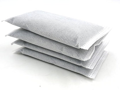 4 Pack Activated Charcoal Odor Absorbing Filter Refill Deodorizer Compatible with iTouchless Trash Cans 8 Gallon and Larger